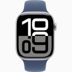 Apple Watch Series 10 GPS Alüminyum Kasa 42 mm Gümüş Spor Kordon Akıllı Saat