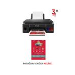 Canon G3416 Wi-Fi + Tarayıcı + Fotokopi Renkli Tanklı Yazıcı+Fotoğraf Kağıdı