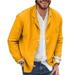 Cicilin Fit Yellow Günlük Erkek Blazer Ceket