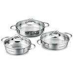 Korkmaz A1675 Perla 16 cm 18 cm 20 cm Omlet Tavası Set