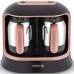 Korkmaz A861-02 Kahvekolik Twin Siyah-Rosegold Kahve Makinesi