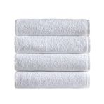Mürdüm Home Simple 1 Adet 70x140 cm Klasik Lüks Beyaz Banyo Otel ve El Yüz Havlusu |% 100 Pamuk Kalın 2 Kat Emici Otellere ve Banyolara Uygun (70x140, Adet, 1)