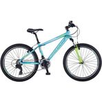 Salcano NG750 27.5 HD Fren Full Shimano 21 Vites 18" Beyaz Turkuaz Yeşil Dağ Bisikleti