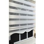 Storburada STB-400-V01 Zebra Beyaz Etek Dilimli 90x200 cm Stor Perde