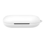 THLMT SoundCore V20i ile Uyumlu Kulaklık Kılıfı, Silikon Kulaklık Kılıfları Koruyucu Kulaklık Kabuğu Kulak Tomurcukları Kutusu Kulaklık Taşıma Saklama Kılıfı Kancalı (Sadece Kılıf) (Beyaz)