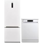 Vestel NFK52112 E Buzdolabı + BM 4212 Bulaşık Makinesi