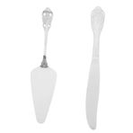 Zerodeko Ergonomik Peynir Spatula Seti 304 Paslanmaz Çelik Peynir Bıçağı Pişirme İçin