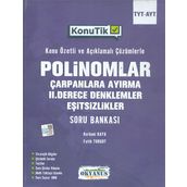 Okyanus Yayınları TYT AYT KonuTik Polinomlar Çarpanlara Ayırma II. Derece Denklemler ve Eşitsizlikler Soru Bankası