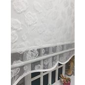 Storburada STB1093 Çift Mekanizmalı Kirli Tül Beyaz Ekru 200x200 cm Stor Perde
