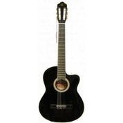 Barcelona LC 3900 CBK Cutaway Klasik Gitar siyah +kılıf
