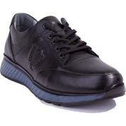 Dagoster DMA08-045 Siyah Ortopedik Deri Erkek Günlük Ayakkabı