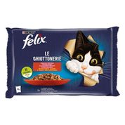 Felix 4x85 gr Multipack Pouch Sığır Etli ve Tavuklu Yetişkin Kedi Konservesi