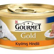 Gourmet Gold 85 gr Kıyılmış Hindili Yetişkin Kedi Konservesi