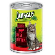 Jungle Biftekli 415 gr Konserve Kedi Maması