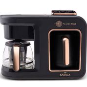 Karaca Hatır Plus Mod 5in1 Konuşan Black Copper Kahve Makinesi