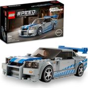 Lego GT-R(R34)76917 Speed Champions Daha Hızlı Daha Öfkeli Nissan Skyline 9 Yaş Üzeri Için Yarış Arabası Modeli İçeren Model Yapım Seti
