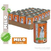 Milo 24'lü 400 gr Biftekli Kedi Konservesi 