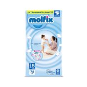 Molfix No:5 Junior 78 Adet Bebek Bezi