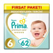Prima Premium Care No:6 XLarge 62 Adet Bebek Bezi