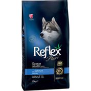 Reflex Plus Somonlu Orta ve Büyük Irk 15 kg Yetişkin Köpek Maması