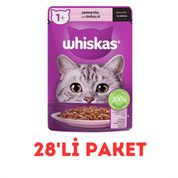 Whiskas 28x85 gr Somonlu Kedi Yaş Maması