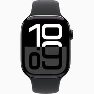 Apple Watch Series 10 GPS Alüminyum Kasa 46 mm Simsiyah Spor Kordon Akıllı Saat