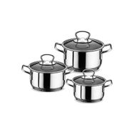 Aryıldız 10008 6 Parça Metal Sap Tencere Set