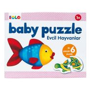 Eolo Baby Evcil Hayvanlar 12 Parça Puzzle