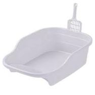 Hwei 35 x 32 x 15 cm Gri Büyük Uzay Kedi Kumu Tuvaleti