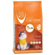 Vancat Portakal Kokulu İnce Taneli 10 kg Kedi Kumu