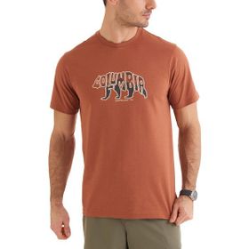 Columbia CS0359-229 Csc Bearly Stroll Kahverengi Kısa Kollu Outdoor Erkek T-shirt