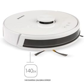 Homend Alex 1281H Laser Beyaz Robot Süpürge