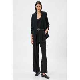 Koton 4WAK50006UW Siyah Blazer Kadın Ceket