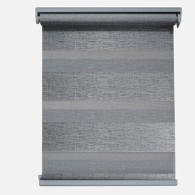 Linadora Zebra Jakar Gri 200x200 cm Stor Perde